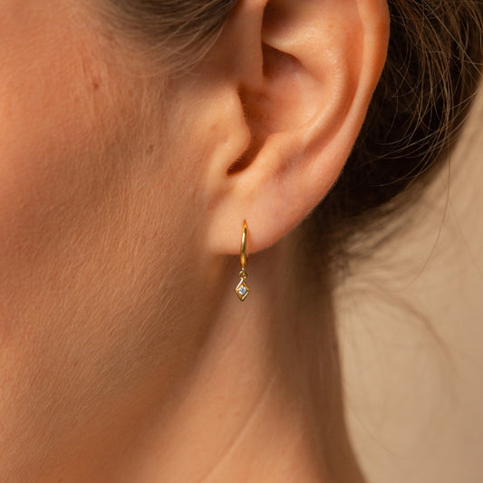 Dangling Hoop Earrings