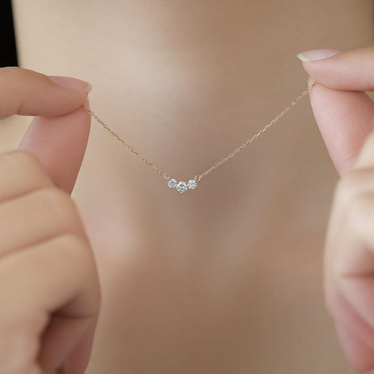 Trio Diamond Necklace